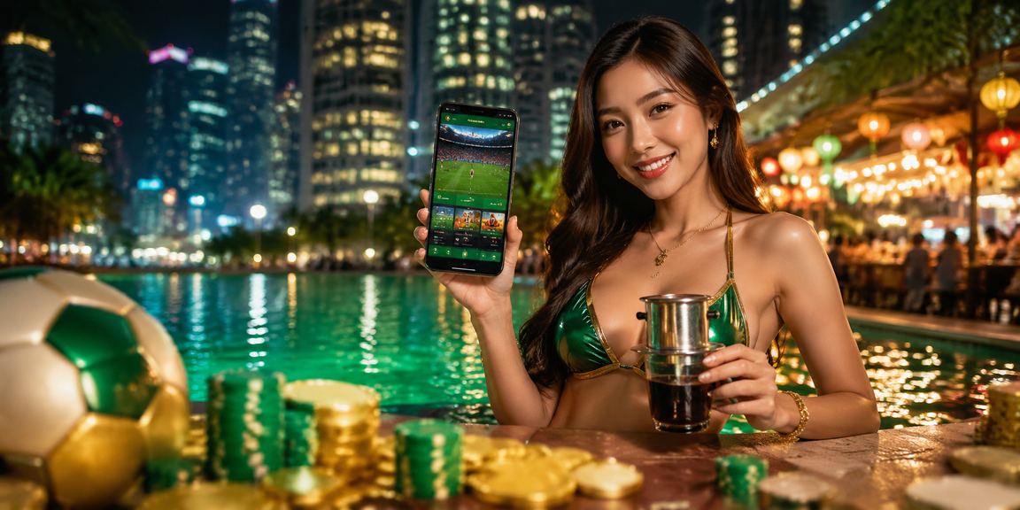 Không gian cà phê Hà Nội nơi người dùng theo dõi lịch sự kiện thể thao